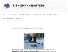 Tablet Screenshot of bocaratonfishingcharters.com